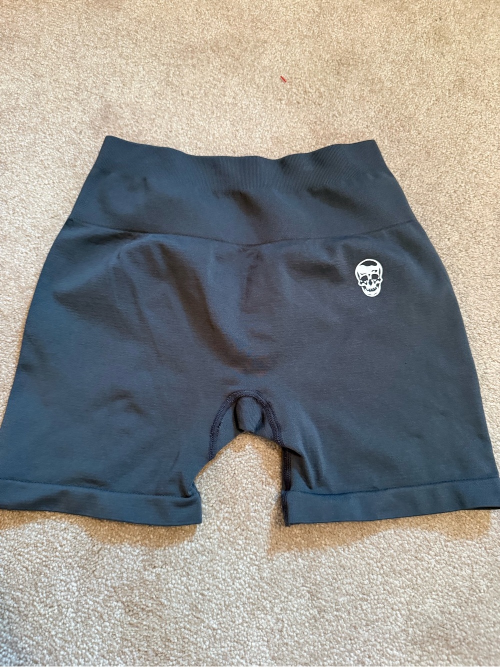 Black High-Waist  Biker Shorts